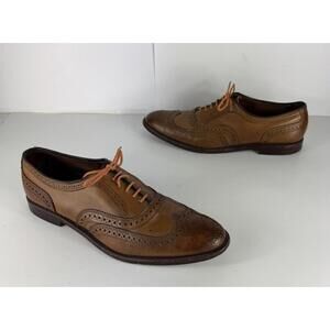 Allen Edmonds McAllister Walnut Brown Wingtip Men's Oxford US 11 B
